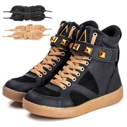 Tênis Sneaker Couro Legitimo Preto - REF: 10100 Oc... - DROP FIT
