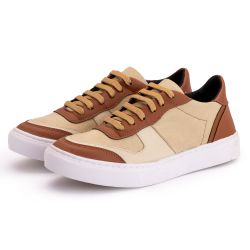 Tênis Casual Para o Dia a Dia ou Academia Caramelo... - DROP FIT