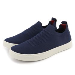 Tênis Masculino Casual Meia Azul- Ref: 7011k - 70... - DROP FIT