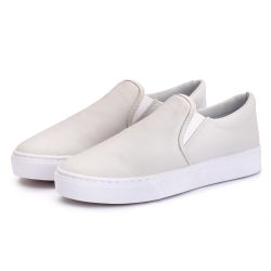 Tênis Casual Slip-On Feminino Off-White - Ref: 840... - DROP FIT