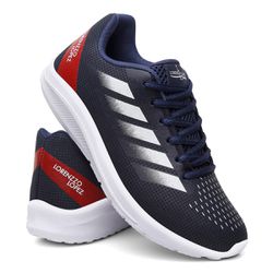 Tênis Esportivo Masculino - 1020 Azul-marinho - 10... - LORENZZO LOPEZ DROPSHIPPING
