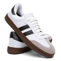 Tênis Feminino Samba - 3012 Branco - 3012.BCO - LORENZZO LOPEZ DROPSHIPPING