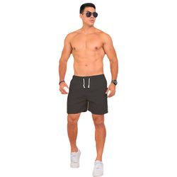 Short Linho Masculino Bermudinha - Preto - BERLINH... - LORENZZO LOPEZ DROPSHIPPING