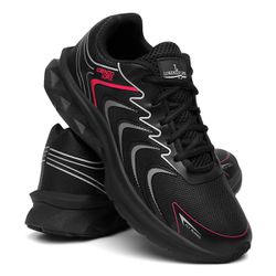 Tênis Feminino BLASTER / PRETO/ROSA - BLASTER-PR - LORENZZO LOPEZ DROPSHIPPING