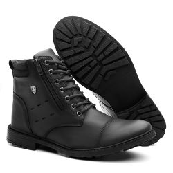 Coturno Masculino Preto REF 350 - 350P - LORENZZO LOPEZ DROPSHIPPING