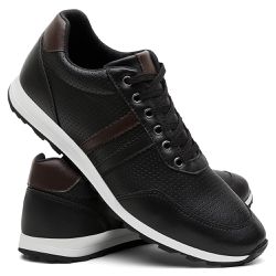 Tenis Masculino Jogger - Preto - 1212P - LORENZZO LOPEZ DROPSHIPPING