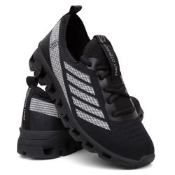 Tênis Masculino REF OPTIMUS / Preto+Branco - OPTIM... - LORENZZO LOPEZ DROPSHIPPING