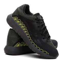 Tênis Sport Run Masculino Preto/Amarelo - SPEED -... - LORENZZO LOPEZ DROPSHIPPING