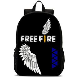 Mochila Simples - FREE-FIRE - Drop no Brasil