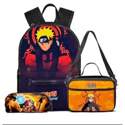 Kit Mochila c/ bolso Naruto 3 - kitc/naruto3 - Drop no Brasil