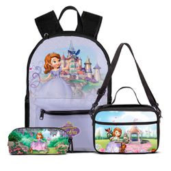 Kit Mochila c/ bolso Princesa Sofia - kitc/princes... - Drop no Brasil