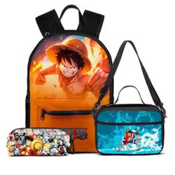 Kit Mochila c/ bolso One Piece - kitc/onepiece - Drop no Brasil