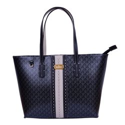 Bolsa Preta/Nude Média - DROPSHOPONLINE