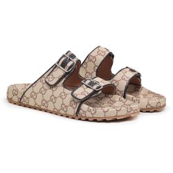 Chinelo Sandália com Estampa GG Supreme - DROPSHOPONLINE