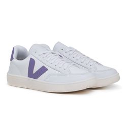 Tênis V-12 Branco Lilás - DROPSHOPONLINE