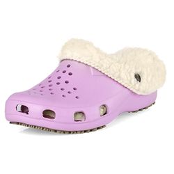 Babuche Antiderrapante Com Pelo BB33 Ameixa Soft W... - Duck Custom EPI