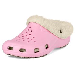 Babuche Antiderrapante Com Pelo BB33 Rosa Soft Wor... - Duck Custom EPI