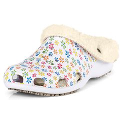 Babuche Antiderrapante Estampada Com Pelo BB34 Sof... - Duck Custom EPI