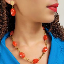 CONJUNTO BELINDA CORAL - 5331-9 - DULUXO