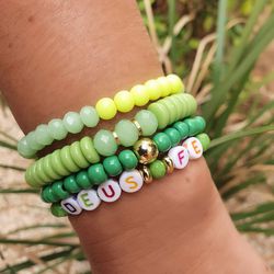 KIT PULSEIRA DEUS E FÉ - 3317 - DULUXO