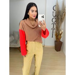 Tricot Melissa bege/rosa - 05101 - Duotti