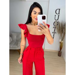 Cropped Antônia vermelho - 02188 - Duotti