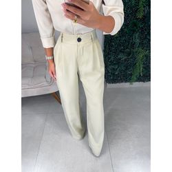 Calça alfaiataria gelo esverdeada - 01276 - Duotti
