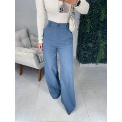 Calça alfaiataria azul - 01321 - Duotti