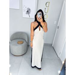 Vestido Estela off white - 11139 - Duotti