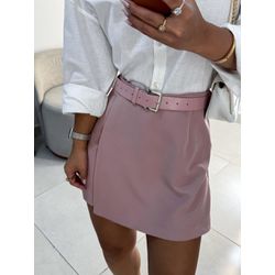 Short saia alfaiataria babi rose - 11168 - Duotti