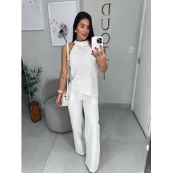 Conjunto alfaiataria Catarina branco - 06114 - Duotti