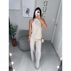 Conjunto alfaiataria Catarina areia - 06112 - Duotti
