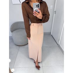 Saia alfaiataria rose - 11188 - Duotti
