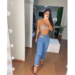 Calça mom clara - 0110 - Duotti