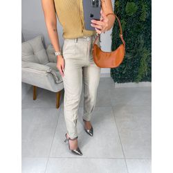 Calça alfaiataria Ester areia - 01333 - Duotti
