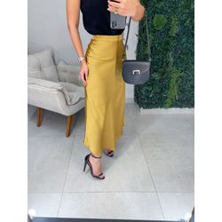 Saia Lorena acetinada dourada - 1180 - Duotti