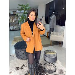 Blazer oversized marrom - 0480 - Duotti
