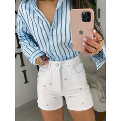 Short branco - 1063 - Duotti
