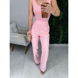 Calça alfaiataria Maria rosa - 01372 - Duotti