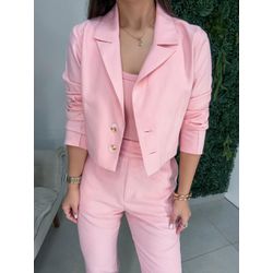 Blazer alfaiataria Maria rosa - 0486 - Duotti