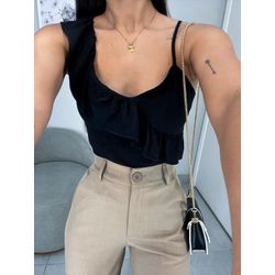 Blusa loren preta - 11127 - Duotti