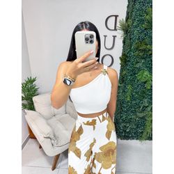 Cropped Ariane off white - 02306 - Duotti