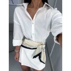 Camisa martina branca - 11167 - Duotti