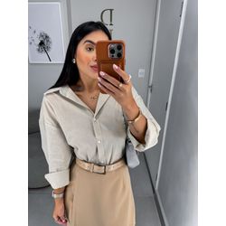 Camisa martina areia - 11171 - Duotti