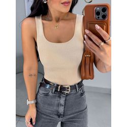 Body Selina bege - 0762 - Duotti