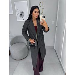 Sobretudo Monalisa chumbo - 0497 - Duotti
