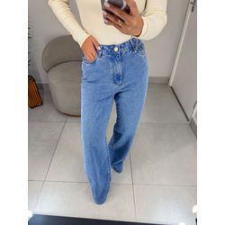 Wide leg algodão - 01391 - Duotti