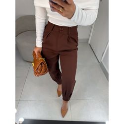 Calça Amélia café - 01423 - Duotti