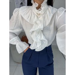 Blusa Sophie branca - 05350 - Duotti