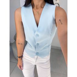 Colete alfaiataria Ana azul claro - 1795 - Duotti